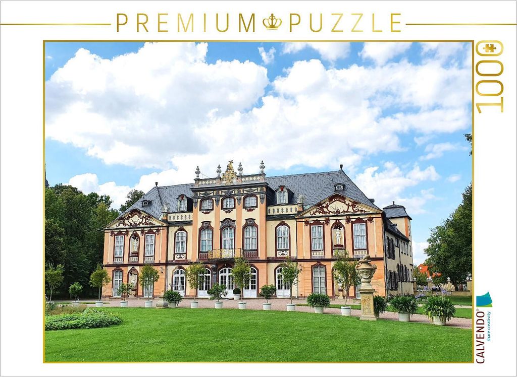 CALVENDO Puzzle Schloss Molsdorf in Thüringen | 1000 Teile Lege-Größe 64x48cm Foto-Puzzle für glückliche Stunden