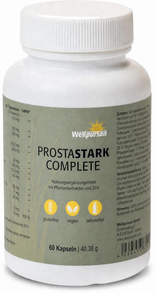 Wellpursan ProstaStark Complete - 60 Kapseln mit Produktbild 