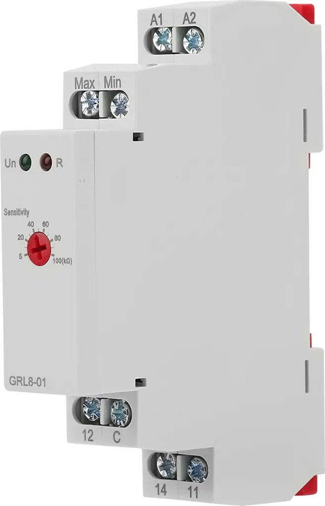 Relè GRL8-01 Controllo Livello Liquidi 10A AC/DC 24V-240V Guida DIN