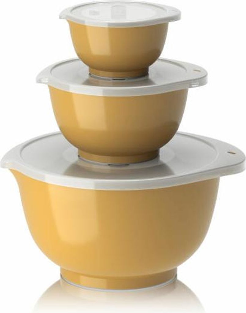 Rosti Schüssel-Set Margrethe New 6-tlg., Durostima, Curry, 0.25 + 0.75 + 3 L, 29949