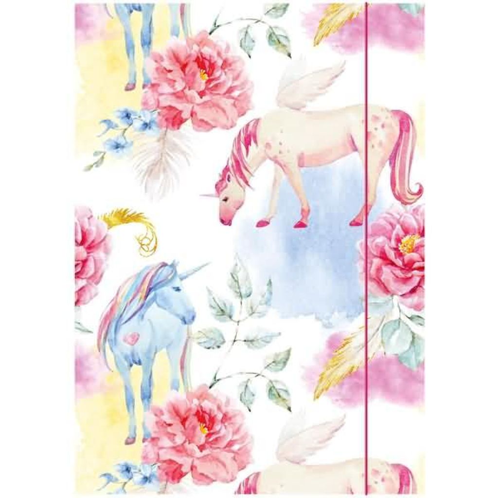 RNK Verlag 45327 RNK Verlag Cartella da disegno "Unicorno", Immagine del prodotto 