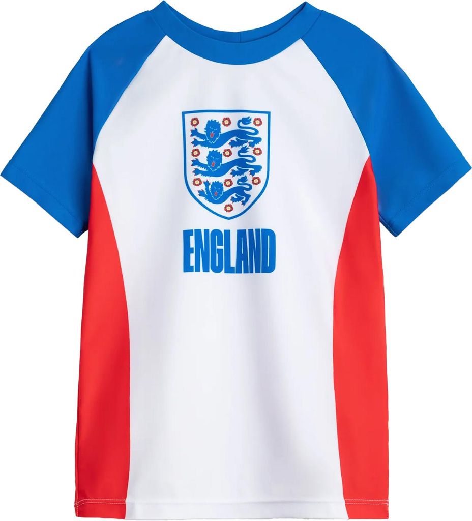 England - Schwimm-Top für Jungen NS9362 (140) (Weiß)