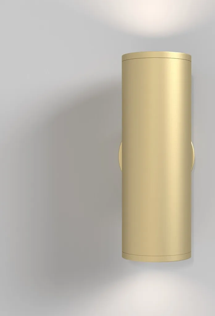 Applique murale dorée compacte Maytoni FOCUS S pour éclairage précis