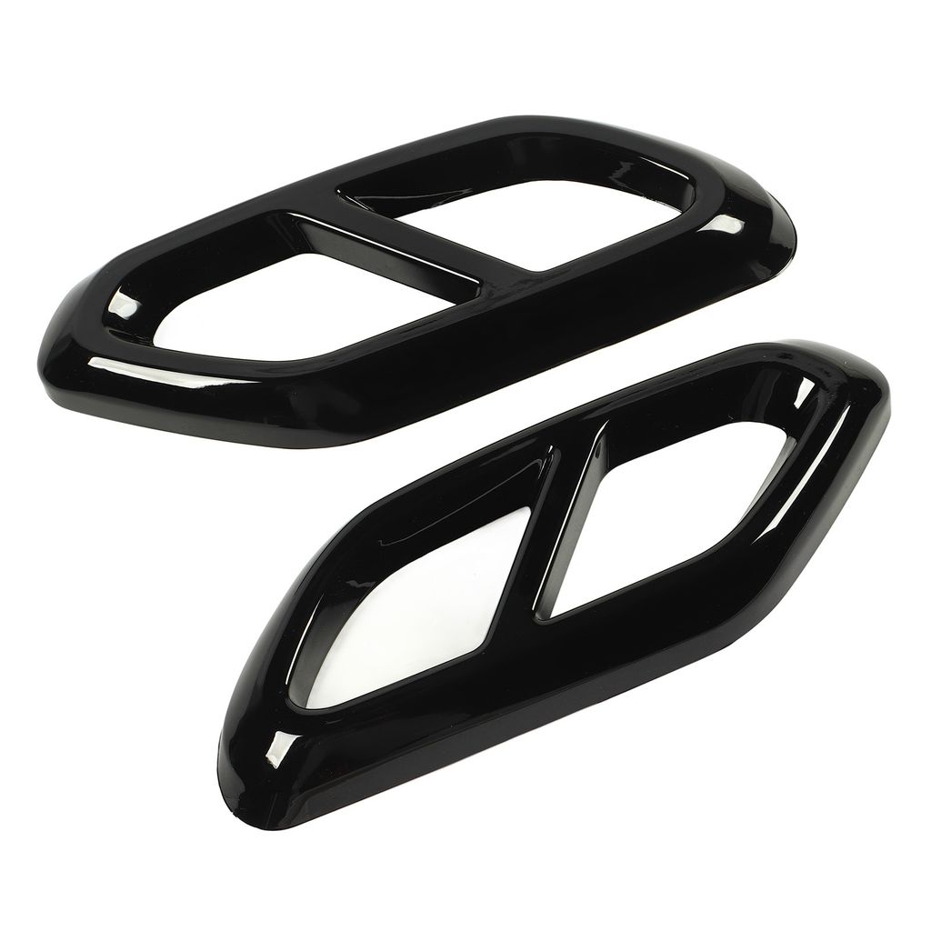 1 Paar Auspuffrohr-Schalldämpferabdeckung Dekorative, robuste Schutzabdeckung für das Auspuffrohr des Autos Ersatz für Benz GLC?Klasse X254 AMG ...