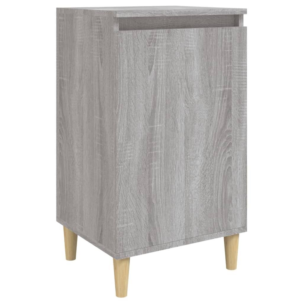 Möbel Nachtschrank - Nachttisch - Beistelltisch für Schlafzimmer - Grau Sonoma 40x35x70 cm Holzwerkstoff - Nachttische & -schränke CLORIS5840716