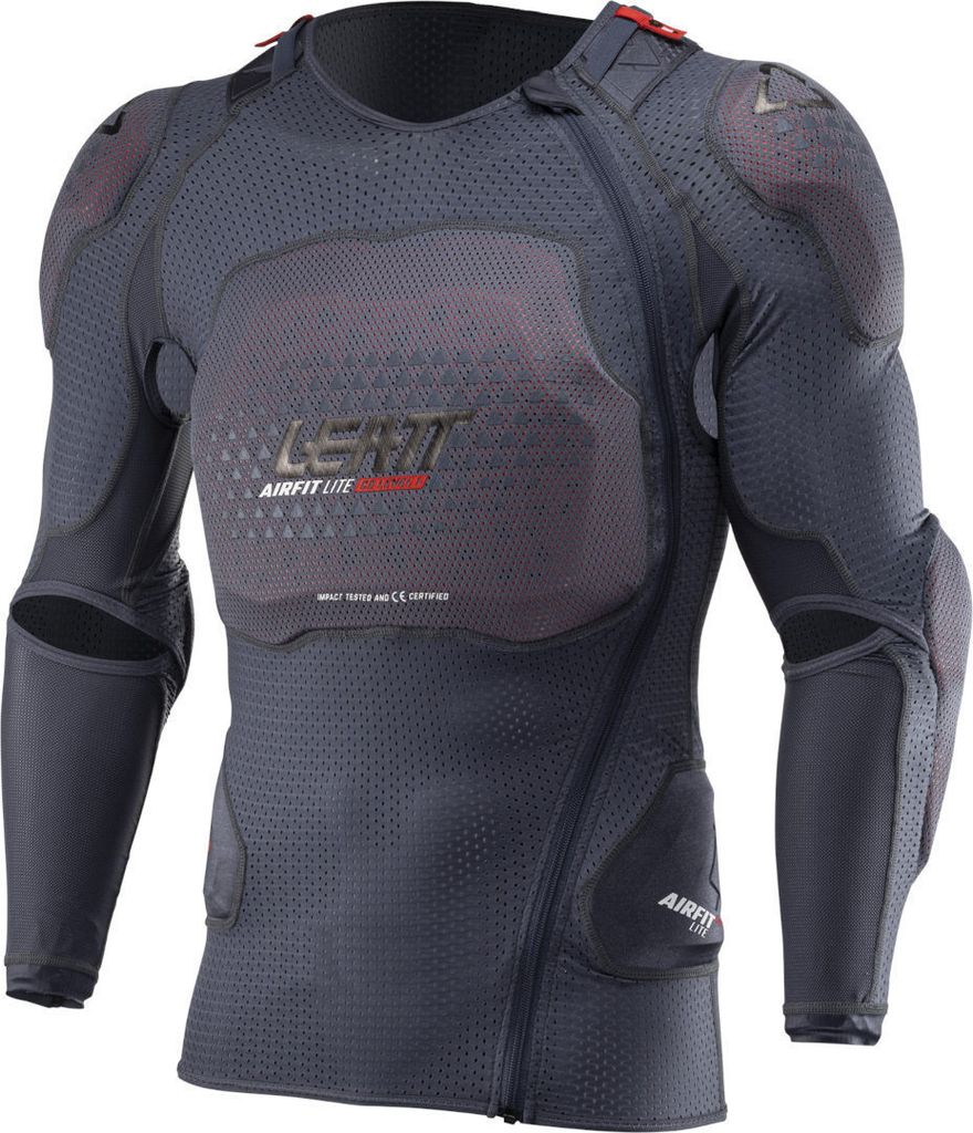 Leatt 3DF AirFit Lite Evo Protektorenjacke, grau, L
