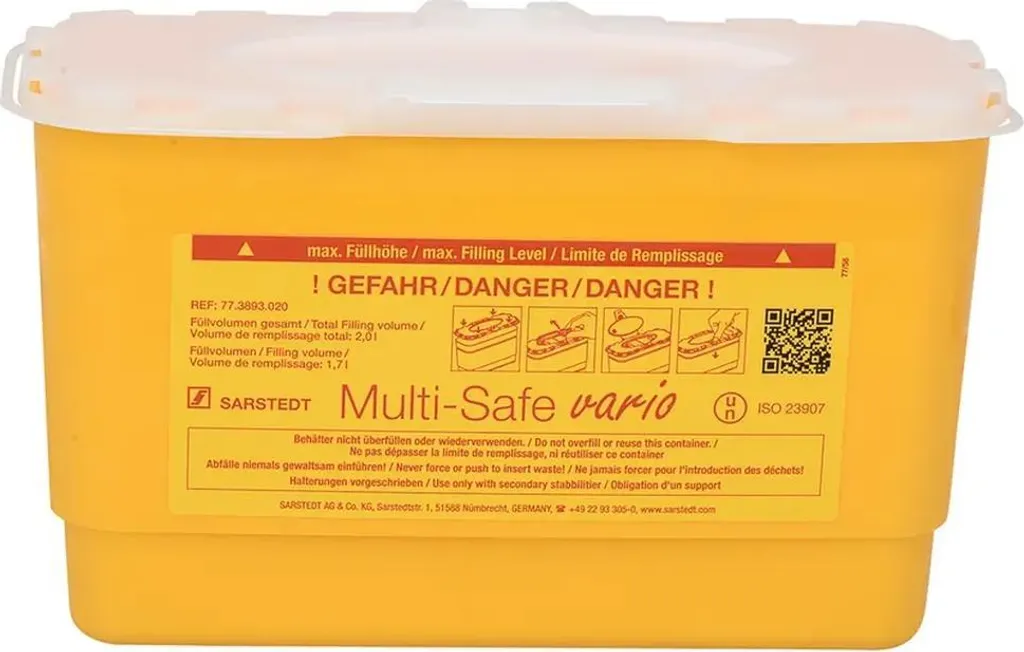 Évitez les piqûres avec le collecteur d'aiguilles Sarstedt Multi-Safe vario