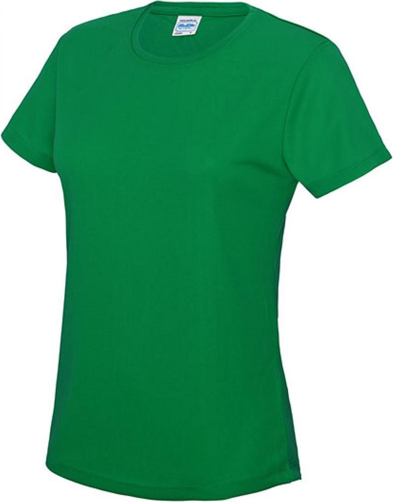 Just Cool JC005 | Girlie Cool Sport T-Shirt + WRAP - Farbe: Kelly Green - Größe: L