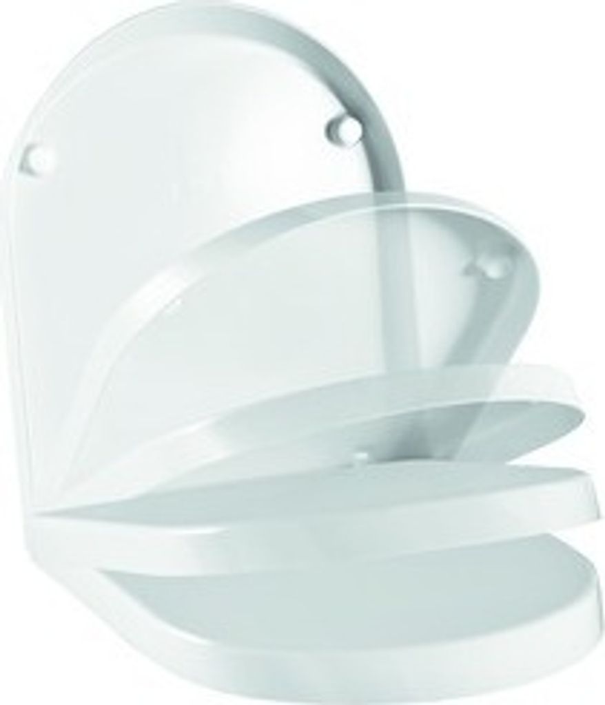 VIGOUR WC-Sitz cosima weiß mit abnehmbarer Produktbild 1