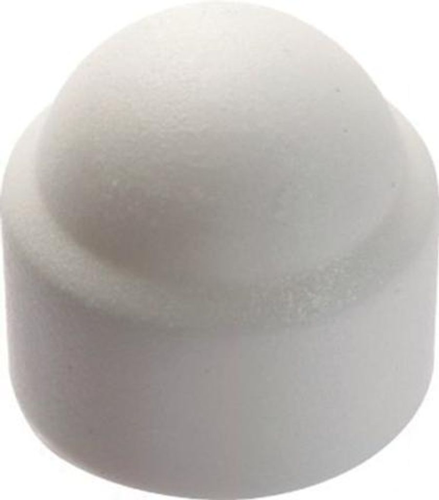 Schachtel mit 200 Abdeckungen für Sechskantmuttern weiß Ø 8mm ACTON - 856018
