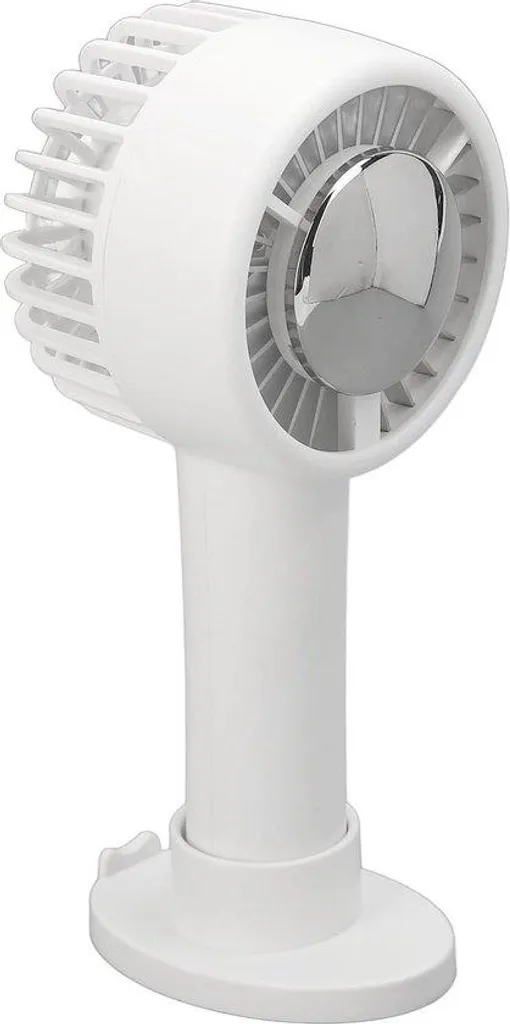 Ventilateur portable USB blanc 3 vitesses - Mini ventilo de poche compact