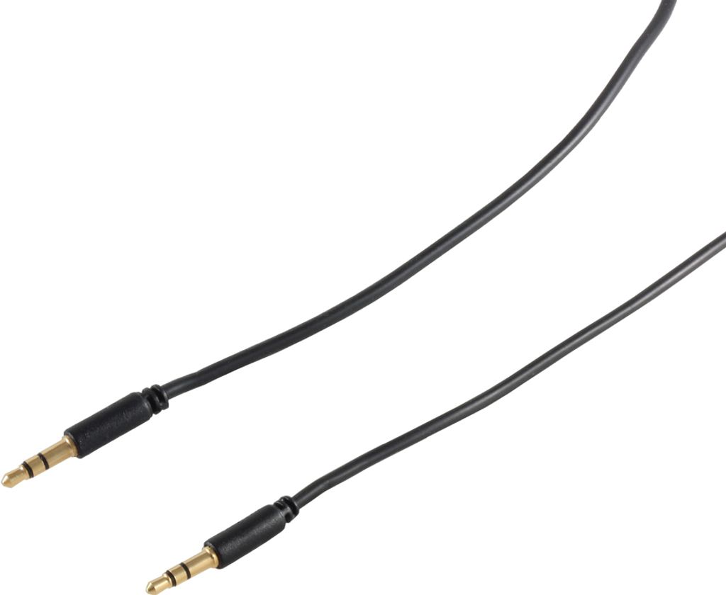 shiverpeaks BASIC-S Audiokabel Super Slim 2 x Klinke 1,5 m