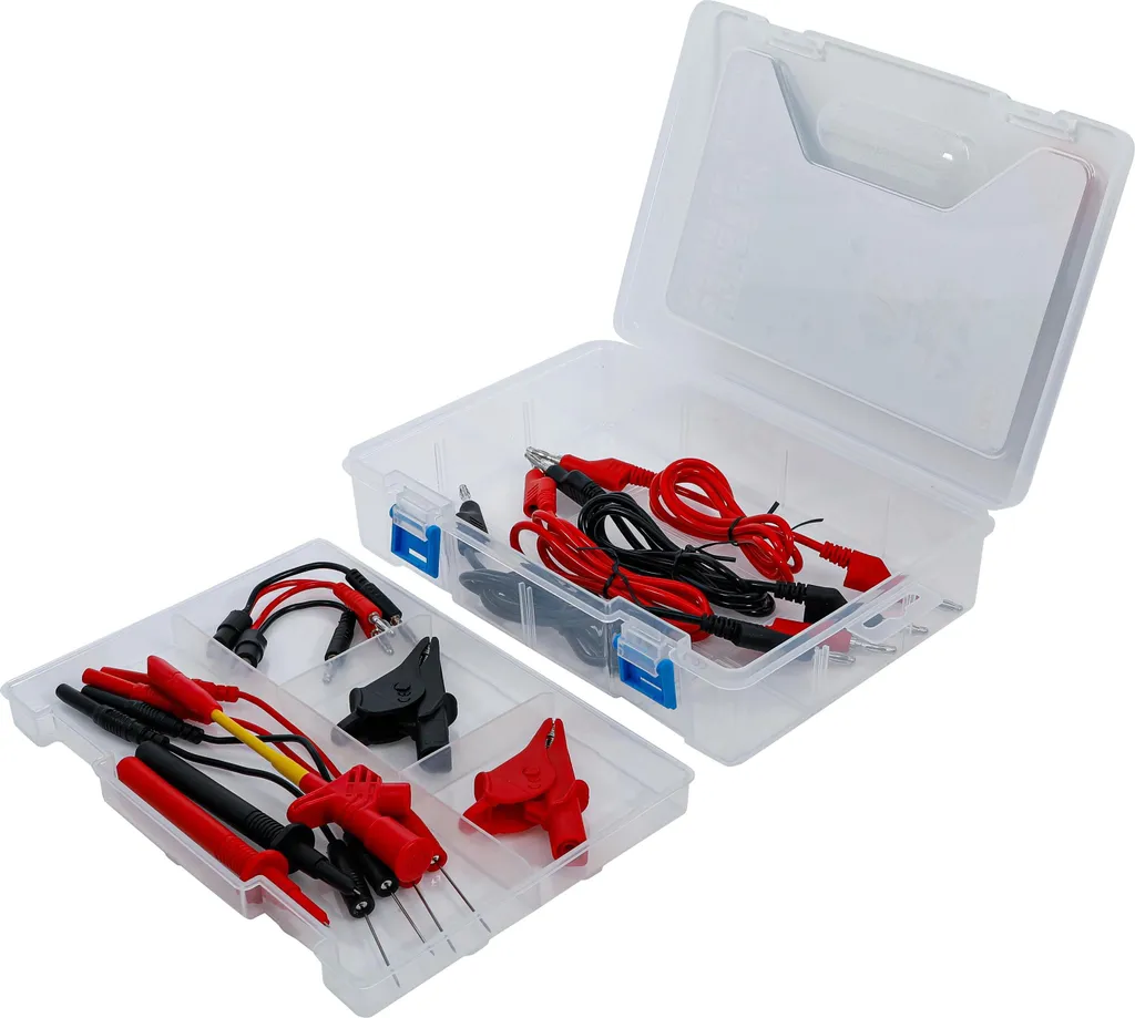 Kit Diagnostico BGS 74511: 15 Sonde Prova Multimetro Professionali