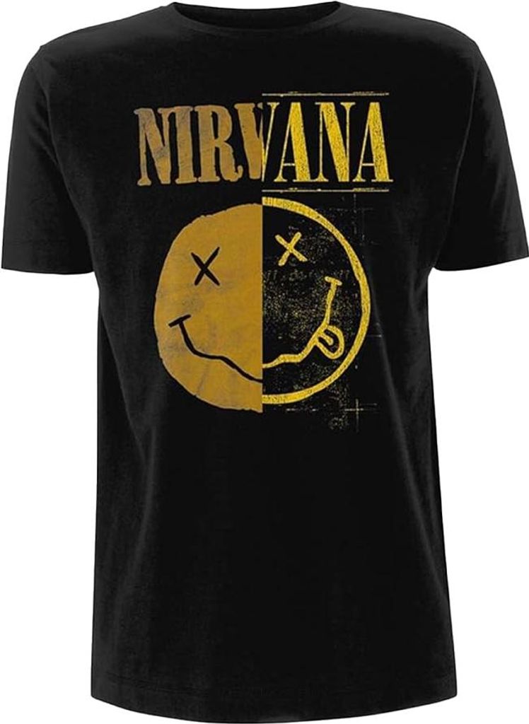 Nirvana - T-Shirt für Herren/Damen Uni PH4784 (XL) (Grau)