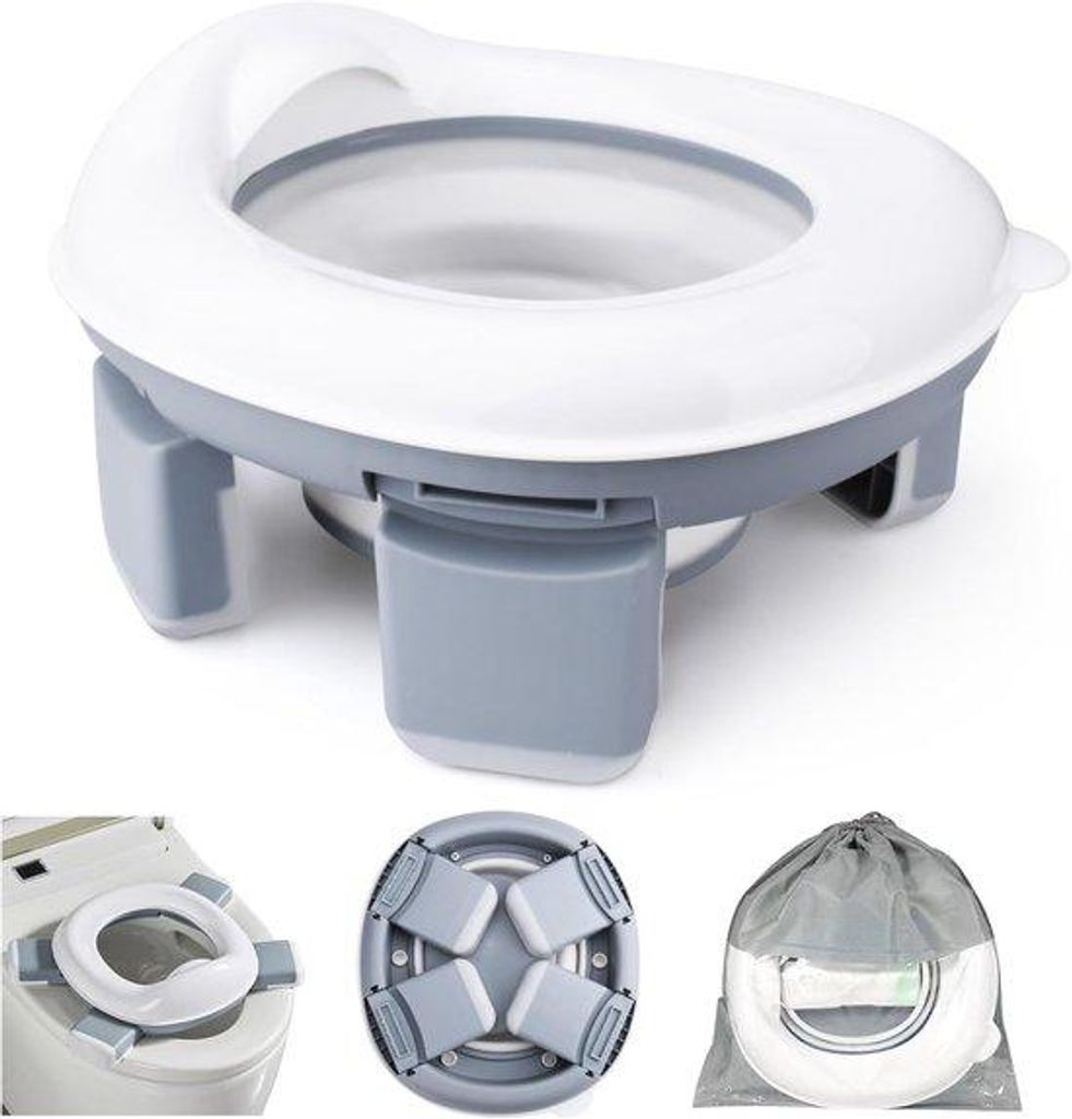 Mobiler Kinder-Porta-Toilet, Opvouwbar für Innen und Außen, Reise-WC für Kinder