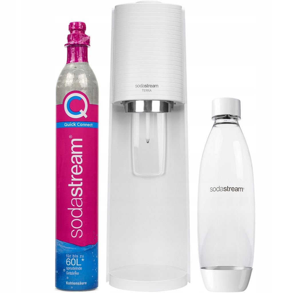 SodaStream Terra, Biały, 134 mm, 198 mm, 430 mm, 198 mm, Zdjęcie produktu 