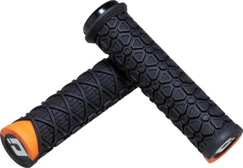 Poignées Lock-On Vanquish V2.1 noir de VTT avec grip haute précision