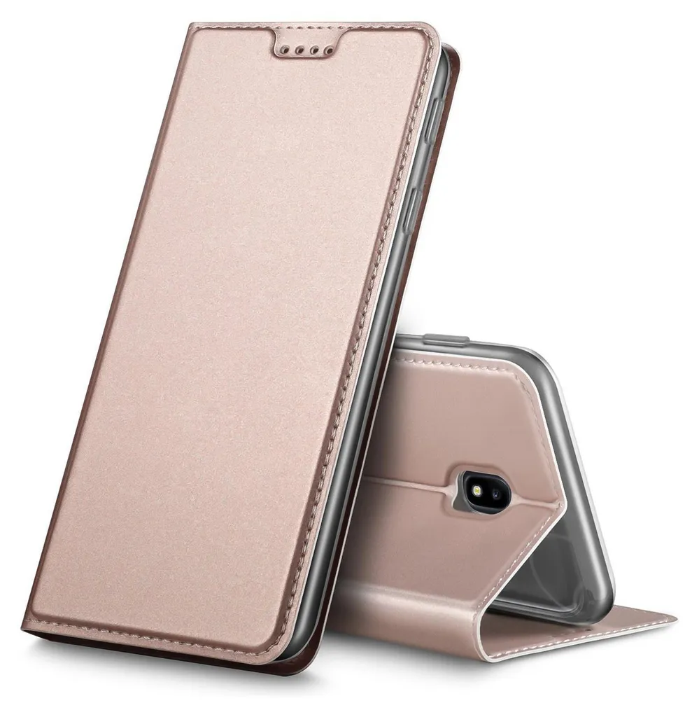 Custodia a Libro Samsung Galaxy J7 2017 - Cover Flip Slim in Similpelle