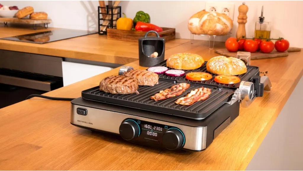 Fini les Aliments Attachés avec le Gril Cecotec 03099 Inox Rectangulaire - 9