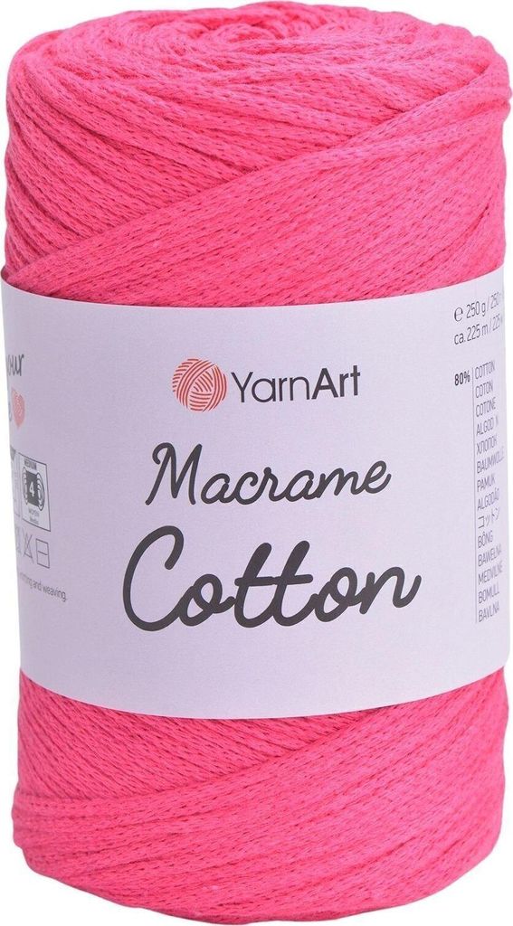 Yarn Art Macrame Bawełna 2 mm 225 m 803 Light Purple Zdjęcie produktu 