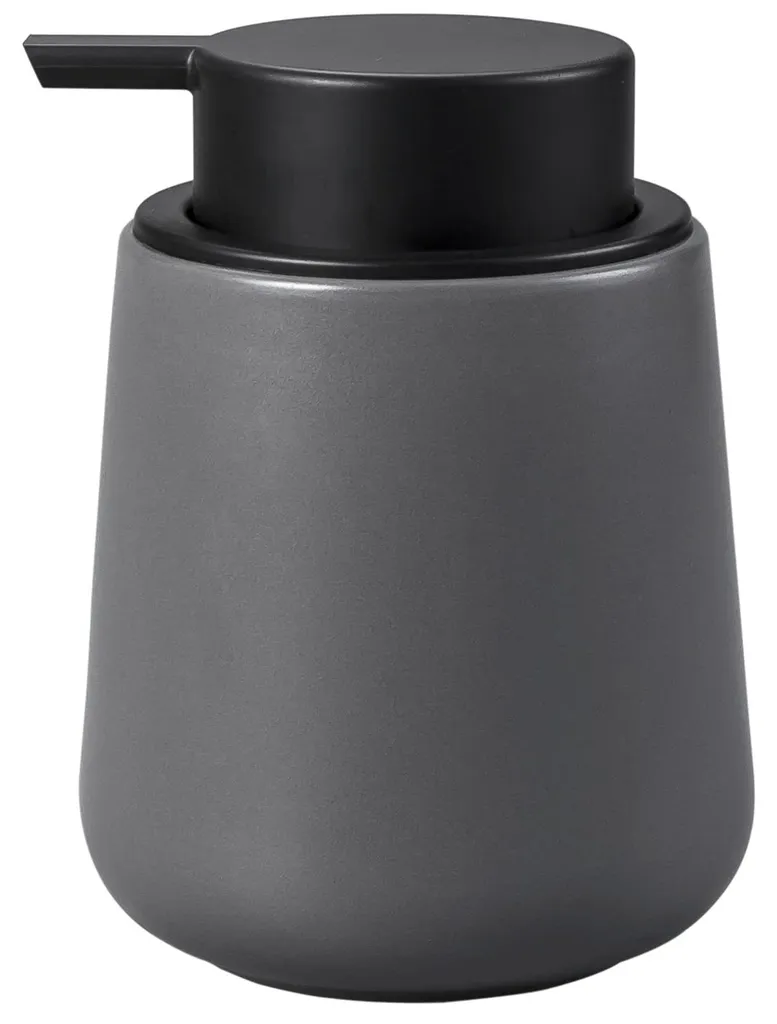 Distributeur savon céramique 350 ml - Grande pompe facile à utiliser