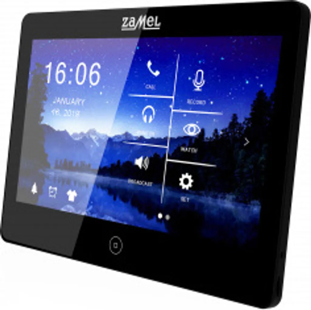 Vidéophone tactile 10" VP-810BHD Zamel pour contrôle d'accès résidentiel