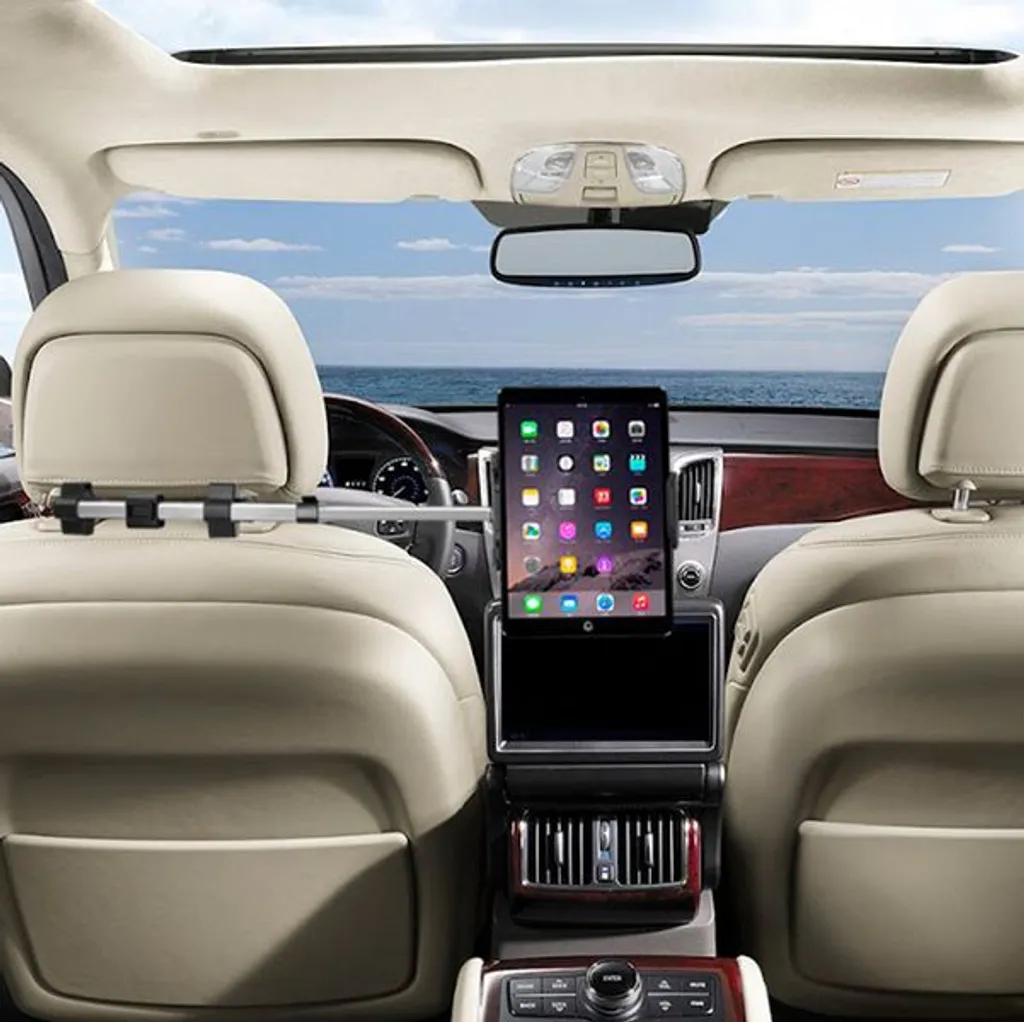 Support voiture tablette en alu avec bras extensible de réglage central - 11