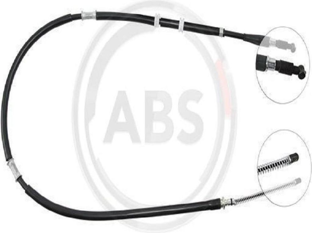 A.B.S. Handbremsseil Seilzug Feststellbremse für MITSUBISHI PAJERO PININ (H6W, H7W) Hinten Rechts K19568