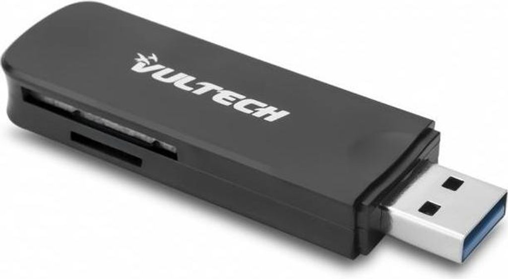 Vultech Kompaktes Hochgeschwindigkeits 5Gbps MicroSD SD SDHC SDXC USB 3.0 Kartenlesegerät