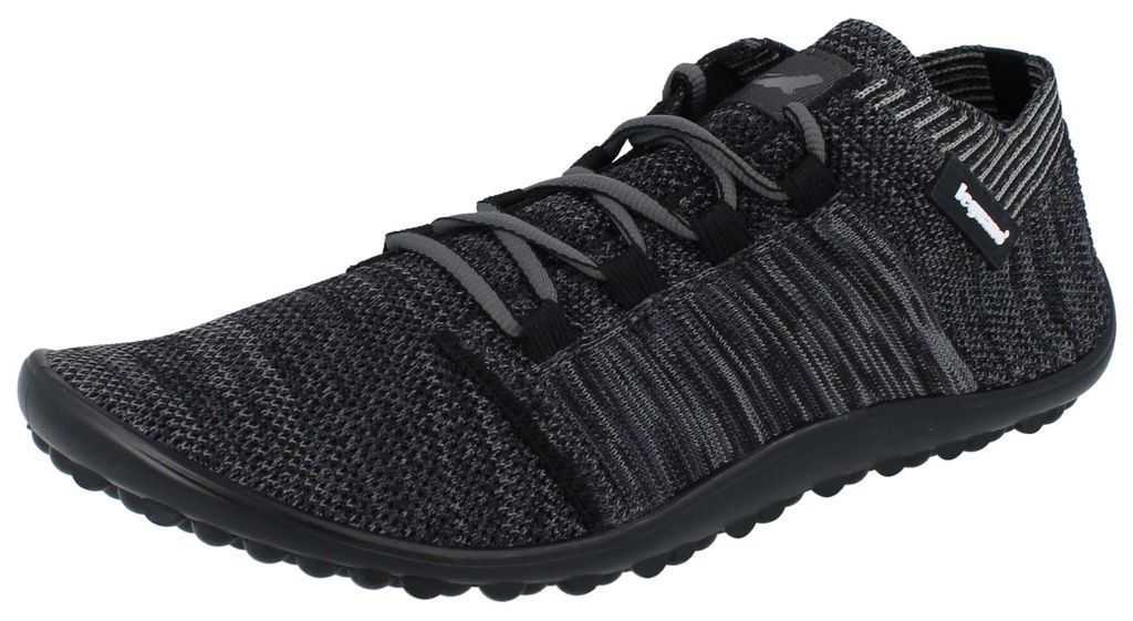 LEGUANO Beat Herren Barfußschuhe anthrazit Textil - Größe: Produktbild 