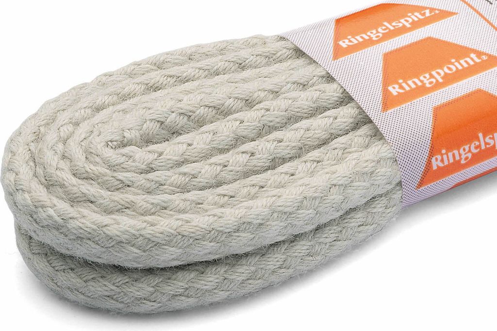 RINGELSPITZ - Kordel Schnürsenkel – Robust und Stilvoll für Jeden Tag - 60 cm, eierschale