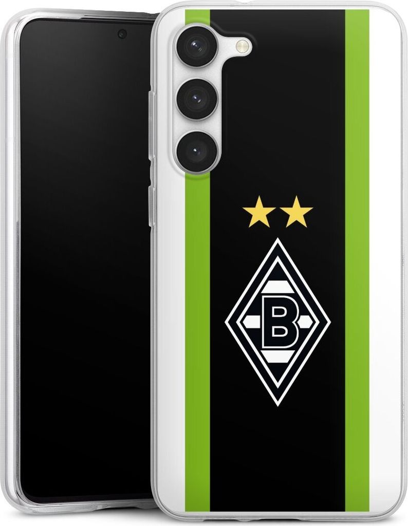 DeinDesign Handyhülle für Samsung Galaxy S23+ Silikon Hülle Case Smartphone Schutzhülle Borussia Mönchengladbach Gladbach Logo