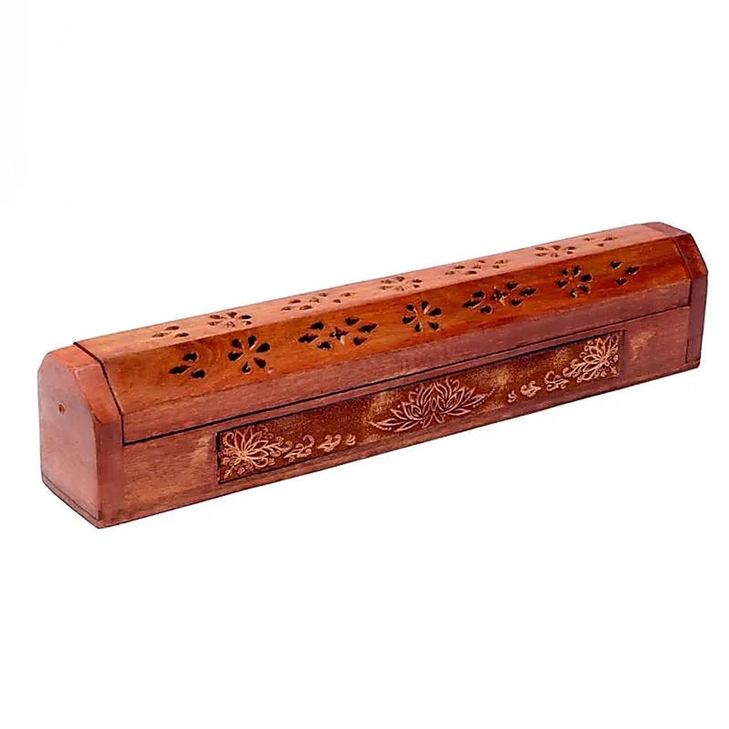 Kistchen/Halter für Räucherstäbchen, Lotus -- 31x5.5x6 cm online bestellen