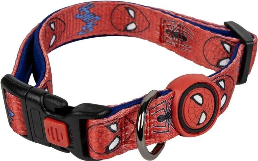 Marvel Pet: Collare Spider-Man Rosso S/M - Collezione Eroi