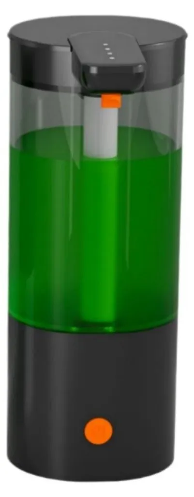 INF Distributeur de savon sans contact 400ml USB ABS noir pour cuisine