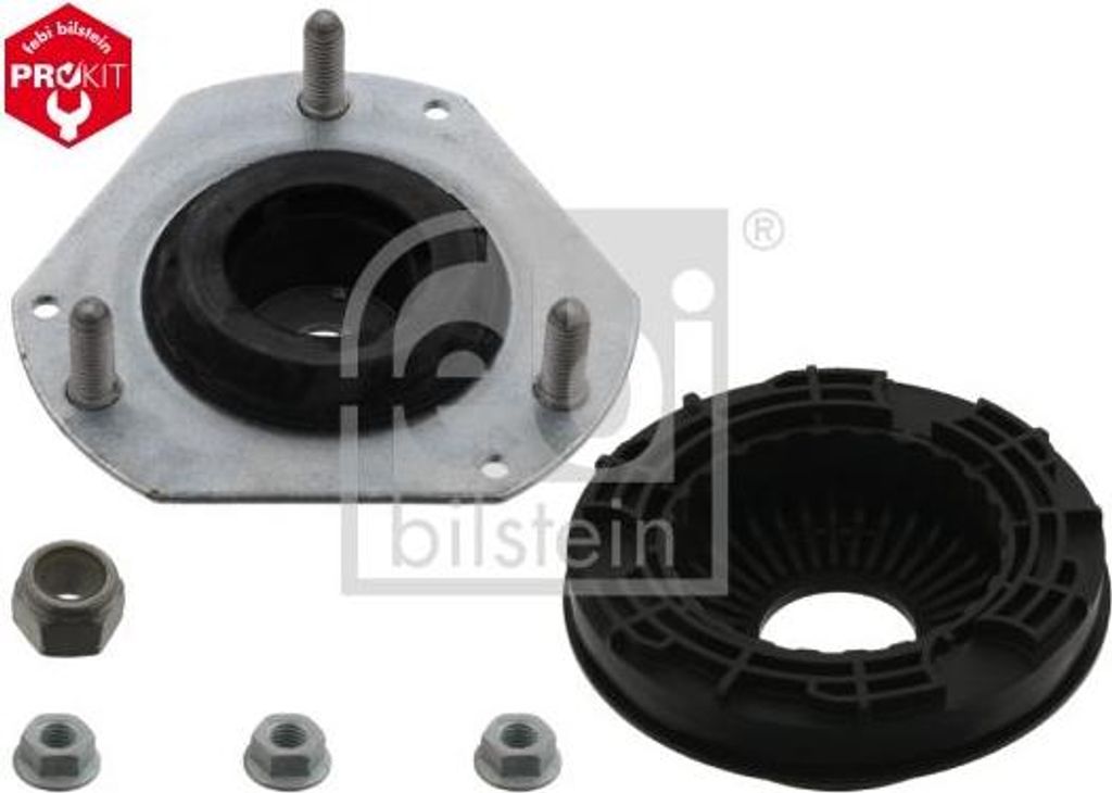 FEBI BILSTEIN 39922 Reparatursatz, Federbein-Domlager OE 1526778 kompatibel mit Fiesta