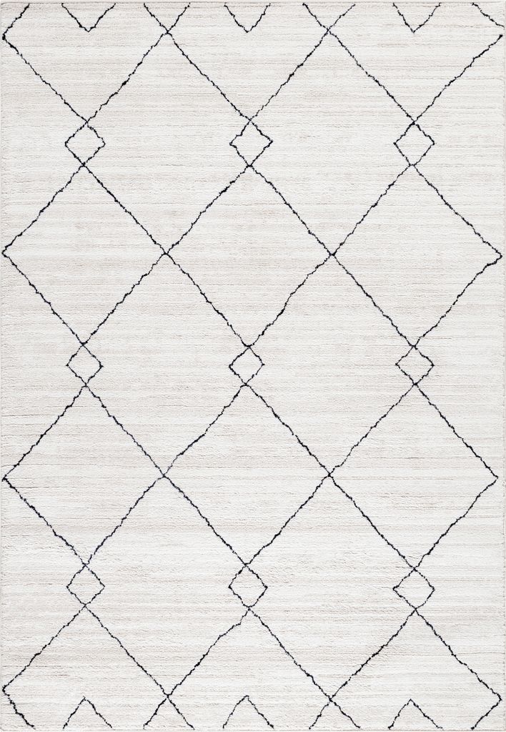 Taznaxt Haki teppich kurzflor rechteckig 160x230cm creme