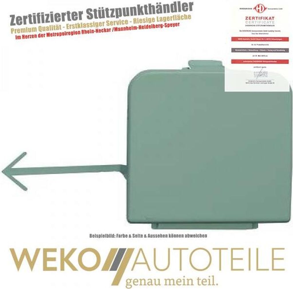 Klappe Abschlepphaken vorne DIEDERICHS 4212064 für PEUGEOT