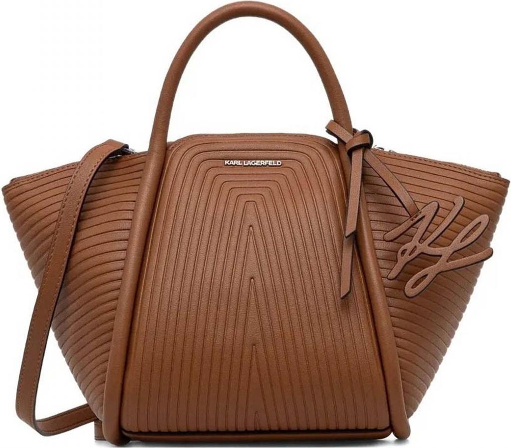 KARL LAGERFELD KWELLEN SM TOTE Brown