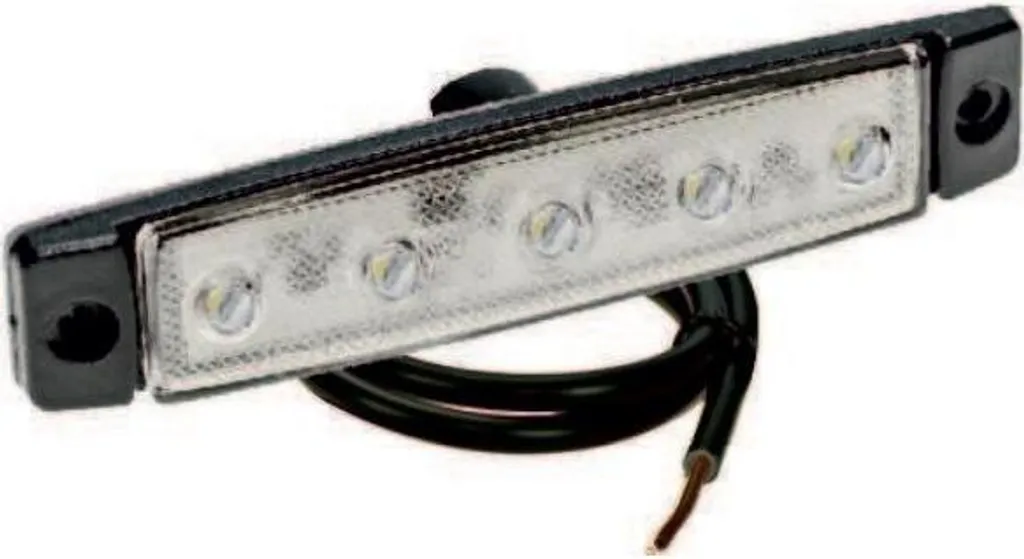 Luce LED Bianca PROPLAST 40061003 per Rimorchi e Motrici 12/24V