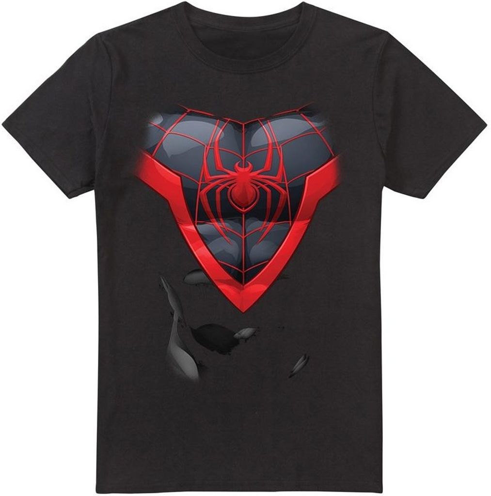 Spider-Man - T-Shirt für Herren TV3718 (XXL) (Schwarz)