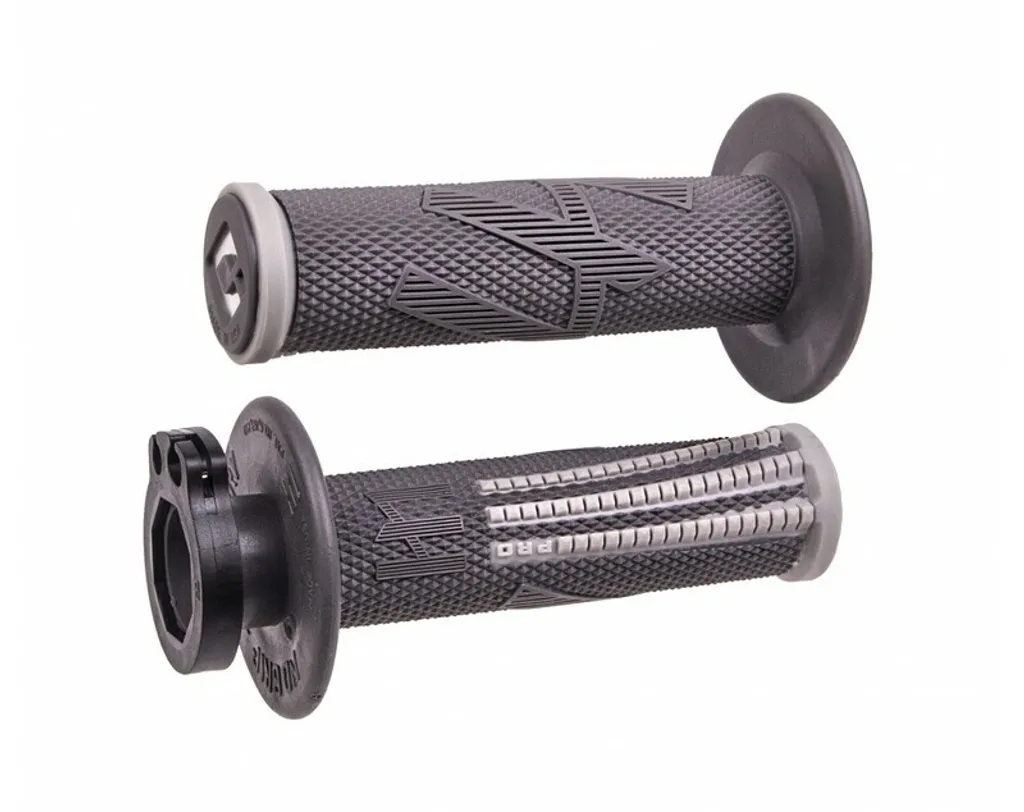 ODI Emig Pro V2 Lock-on Full Diamond - Poignées MX Confort Souples