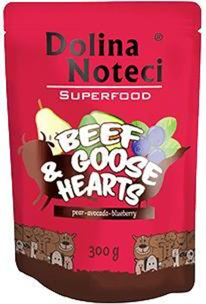 DOLINA NOTECI Superfood Beef and goose hearts - Nassfutter Produktbild 