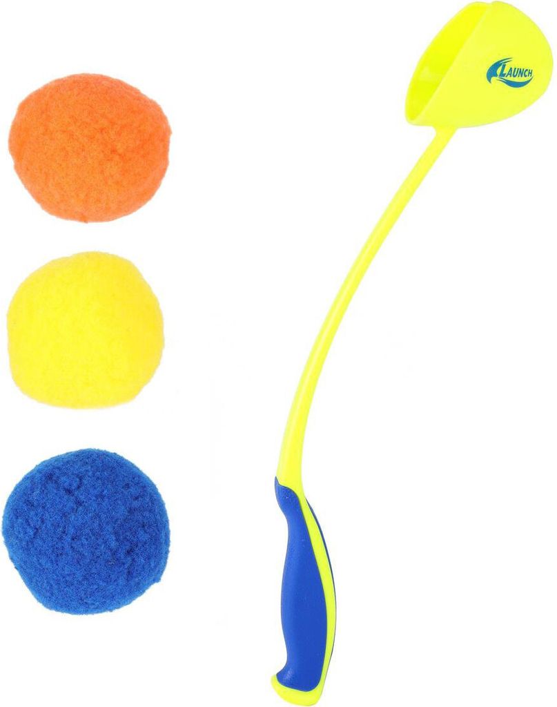 Toi-Toys - SPLASH Splashbälle - 3 Stück inkl. Ballschleuder Wasserbomben Wasserbälle gelb