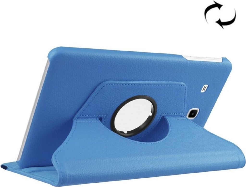 Tablet Tasche für Samsung Galaxy Tab E 9.6 Leder Schutz Hülle 360 ° Case Türkis