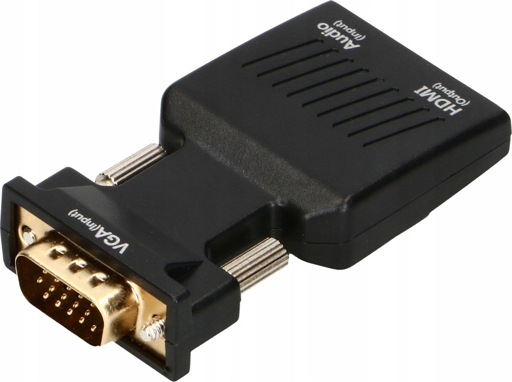 Vga D-Sub Auf Hdmi Konverteradapter + Audio Sound