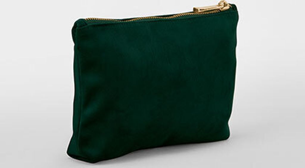 BagBase BG714 Velvet Accessory Bag Farbe: Dark Emerald Größe: L (33 x  24 cm)