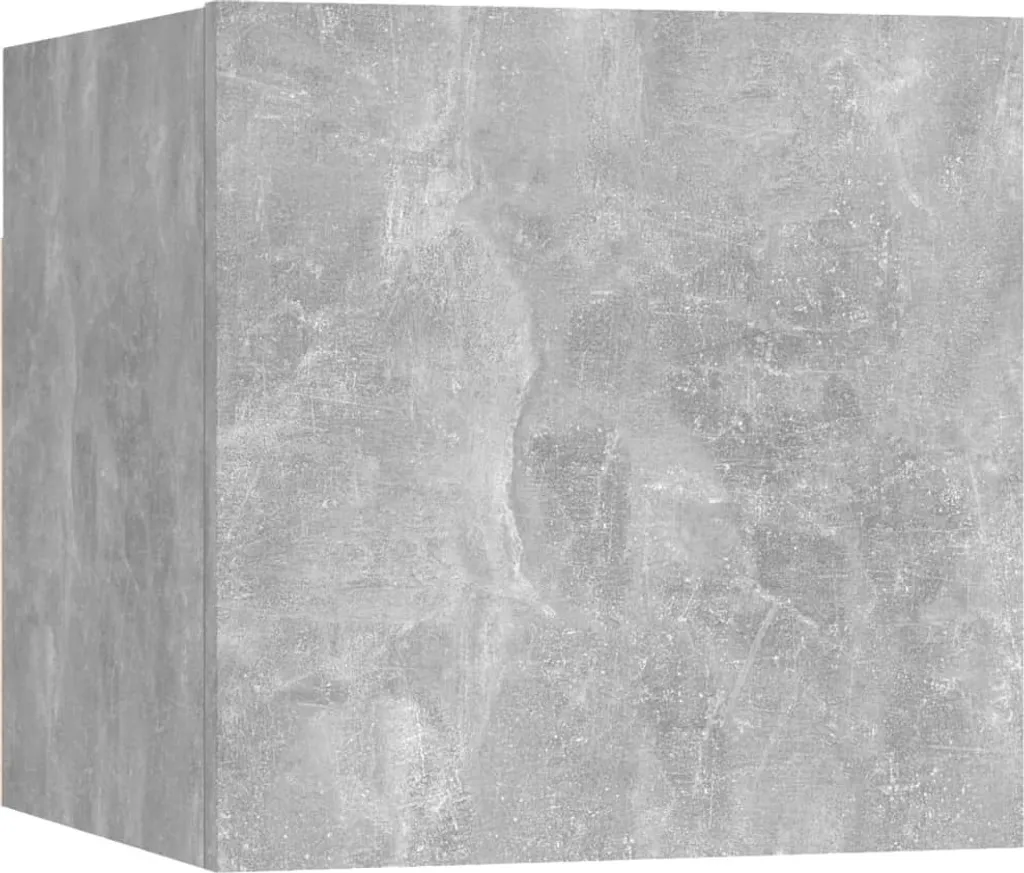 Porta TV Sospeso SYFAX™ Grigio Cemento 30x30 - Mobile TV compatto