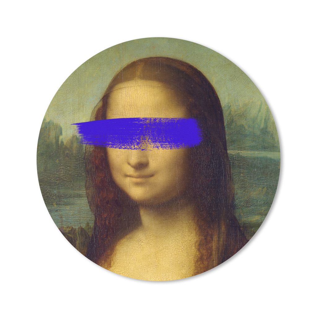MuchoWow Mauspad Mousepad Mona Lisa - Leonardo da Vinci - Kunst 40x40 cm - Mousepads - Maus Mat - Pad - Mausunterlage - Schreibtisch Accessoires