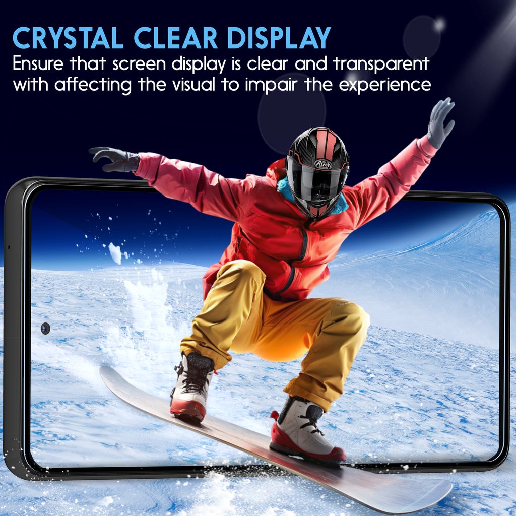 2-Pack Displayschutzfolie fur Samsung A53 aus 9H gehärtetem Glas